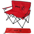 Double Folding Beach Chair With Carrying Bag